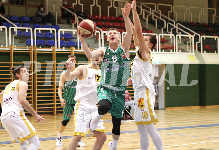 Basketball 2.Bundesliga 2020/21 Grunddurchgang 9.Runde  Fürstenfeld Panthers vs KOS Celovec