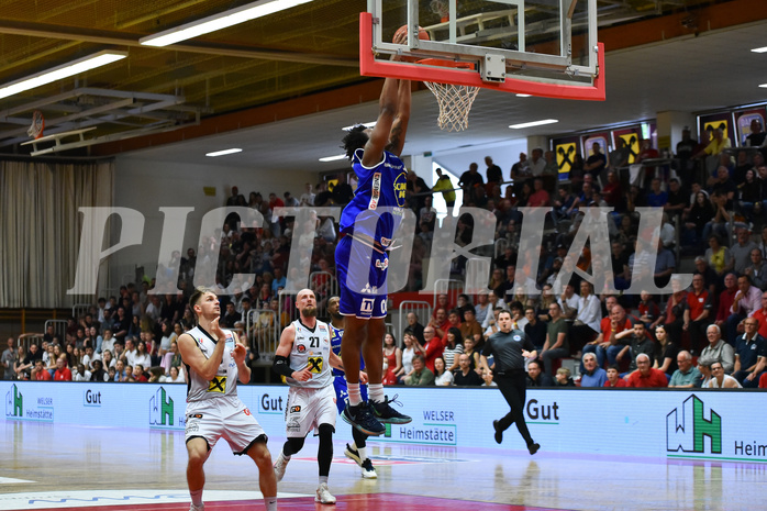 Basketball Superliga 2021/22, Viertelfinale Spiel 4, Flyers Wels vs Swans Gmunden
