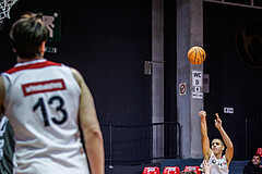 Basketball, Win2Day Superliga 2023/24, Grunddurchgang 18.Runde, BC Vienna, Klosterneuburg Dukes, Aron Stazic (21)