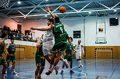 Basketball, Basketball Zweite Liga 2024/25, Grunddurchgang 11.Runde, UDW Alligators, Future Team Steiermark, Daniel Schuch (10), Justin McCaw (9)