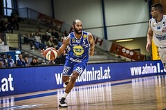 Basketball, ABL 2018/19, Playoff HF Spiel 1, Oberwart Gunners, Gmunden Swans, Devin White (5)