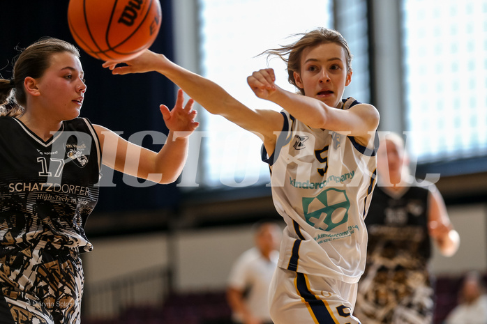 01.03.2025 Österreichischer Basketballverband 2024/25, SLWU16 WAT 3 Capricorns vs. VKL Vikings Swans