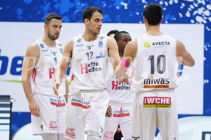 Basketball Superliga 2021/22, Grundduchgang 16.Runde , Kapfenberg Bulls vs. BC Vienna


