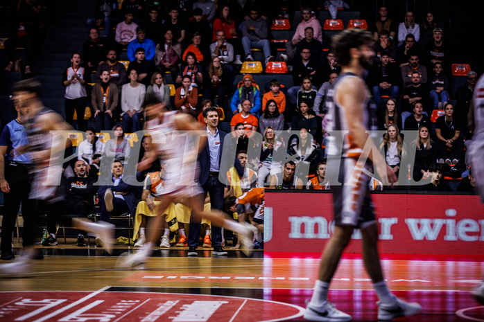 Basketball, Win2Day Superliga 2024/25, Grunddurchgang 7.Runde, BC Vienna, Klosterneuburg Dukes, Damir Zeleznik (Head Coach)