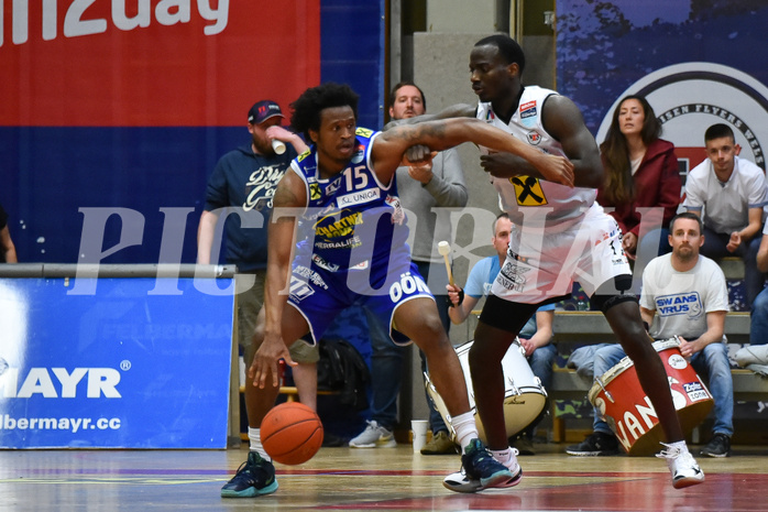 Basketball Superliga 2021/22, 
Viertelfinale Spiel 2, Flyers Wels vs Swans Gmunden