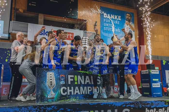 Basketball Basketball Superliga 2020/21, Finale Spiel 4 Kapfenberg Bulls vs. Gmunden Swans