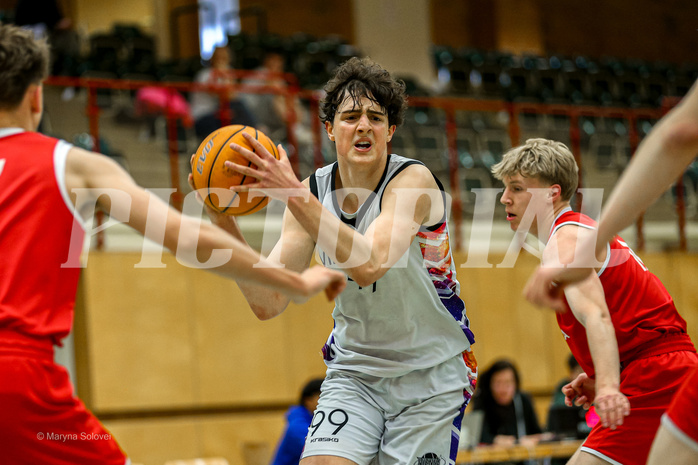 13.04.2025 Österreichischer Basketballverband 2024/25, SLMU19, Vienna United vs. SG Salzkammergut