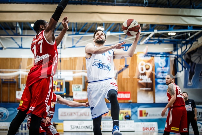 Basketball, ABL 2018/19, Playoff VF Spiel 1, Oberwart Gunners, BC Vienna, Hannes Ochsenhofer (9)