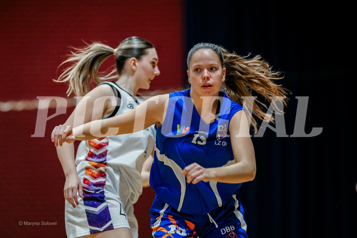 01.03.2025 Österreichischer Basketballverband 2024/25, SLWU19 Vienna United vs. DBB Basketgirls Wels