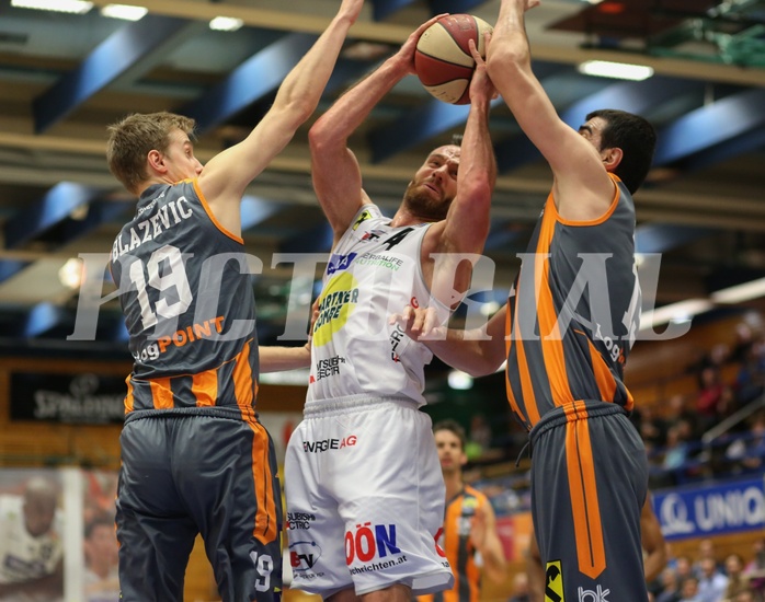Basketball ABL 2017/18, Grunddurchgang 28.Runde Gmunden Swans vs. BK KLosterneuburg Dukes