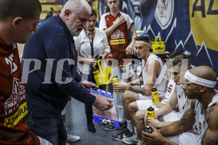 Basketball, Admiral Basketball Superliga 2019/20, Grunddurchgang 7.Runde, Traiskirchen Lions, D.C. Timberwolves, Zoran Kostic (Head Coach)