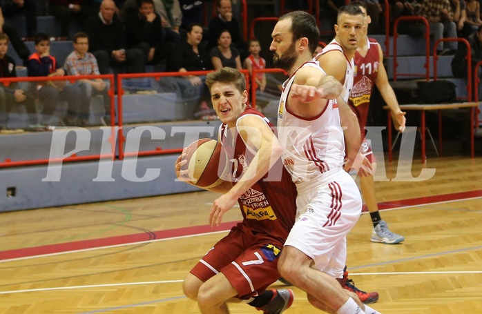 Basketball ABL 2015/16 Grunddurchgang 19.Runde Traiskirchen Lions vs. BC Vienna