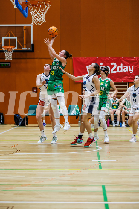 Basketball, Win2Day Basketball Damen Superliga 2024/25, Grunddurchgang 7.Runde, Vienna Timberwolves, UBI Graz, Simone Schwarzinger (7)