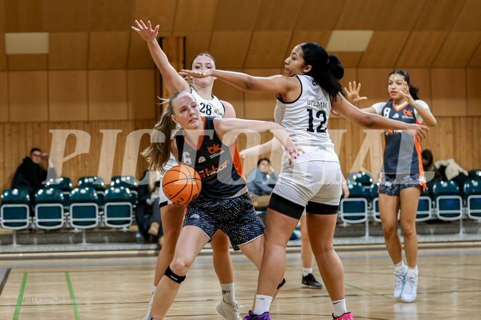 22.02.2025 Österreichischer Basketballverband 2024/25, SLWU19 Basket Flames UNION vs Basket Duchess