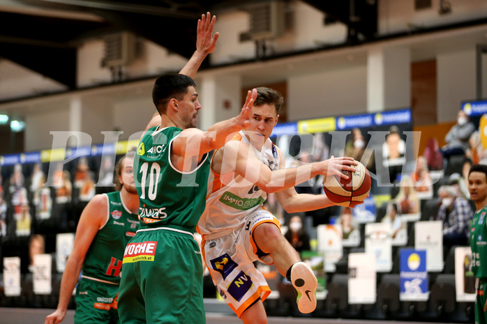 Basketball Superliga 2020/21, 3. Plazierungsrunde Klosterneuburg Dukes vs. Kapfenberg Bulls