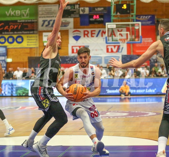 Basketball Superliga 2023/24, 3.Plazierungsrunde Gmunden Swans vs. Flyers Wels