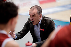 Basketball, Basketball Superliga 2022/23, Grunddurchgang Runde 20 , Oberwart Gunners, Flyers Wels, Radomir Mijanovic (Head Coach)