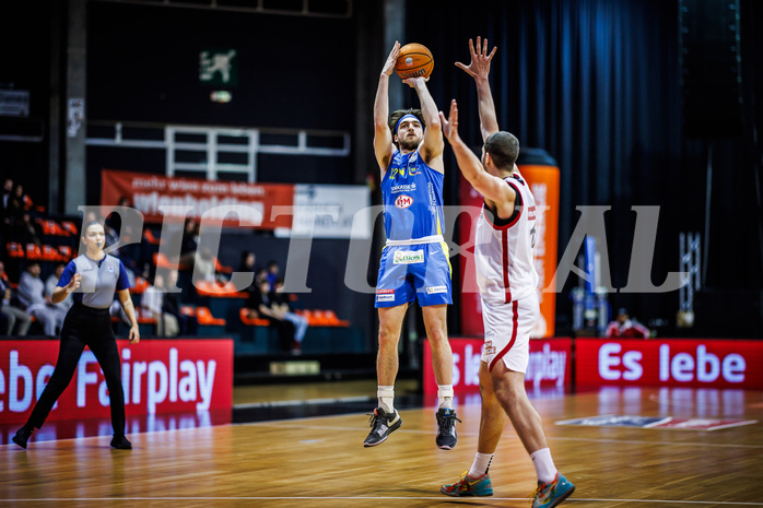 Basketball, Win2Day Superliga 2024/25, 5. Qualifikationsrunde, BC Vienna, SKN St. Pölten, Andrew Sims (32) Basketball, Win2Day Superliga 2024/25, 5. Qualifikationsrunde, BC Vienna, SKN St. Pölten, Andrew Sims (32)