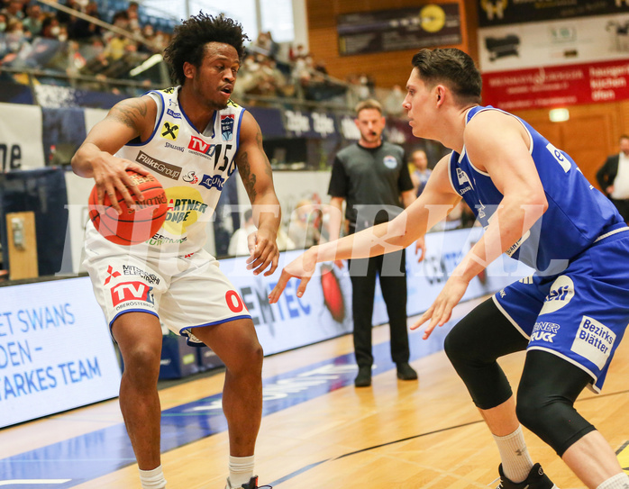 Basketball Superliga 2021/22, 7.Plazierungsrunde Gmunden Swans vs. Oberwart Gunners


