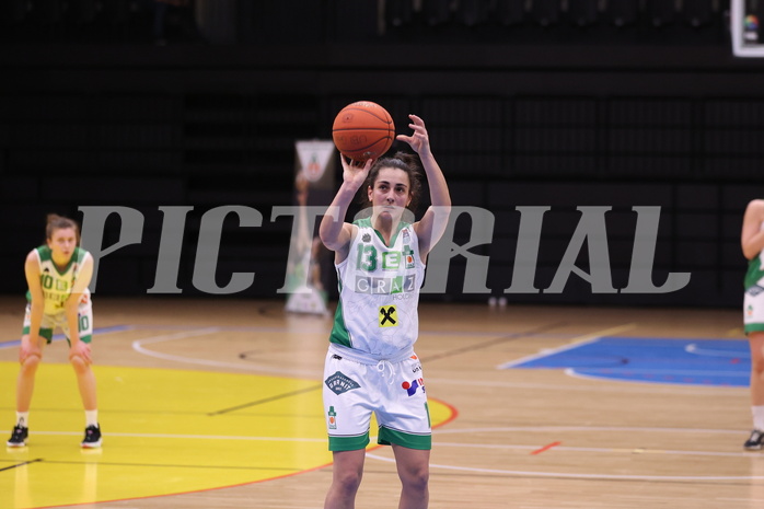 05.03.2023, Graz, Raiffeisen Sportpark, Basketball Damen Superliga 2022/23, Semifinale Spiel 1, UBI Holding Graz vs. UBSC-DBBC Graz,  