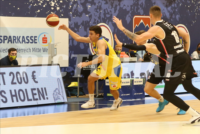 Basketball Superliga 20120/21, Grunddurchgang 7.Runde SKN St.Pölten vs. Flyers Wels