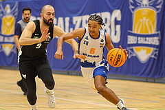 Basketball Zweite Liga 2024/25, Grunddurchgang 10.Runde BBU Salzburg vs. Raiders Tirol


