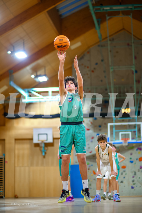 07.12.2024 Österreichischer Basketballverband 2024/25, SLMU14, Basket Flames WAT vs. KOS Celovec

