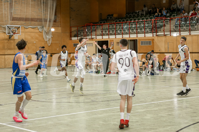 27.04.2025 Österreichischer Basketballverband 2024/25, SLMU16, VF Vienna United vs. SKN St. Pölten