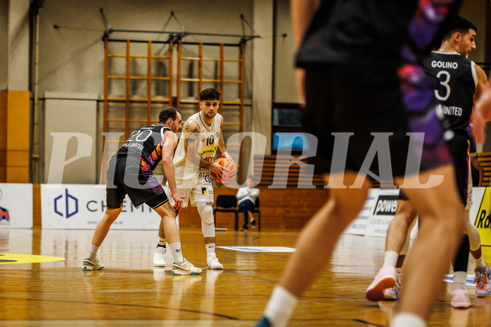 Basketball, Basketball Zweite Liga 2024/25, Grunddurchgang 4.Runde, Mattersburg Rocks, Vienna United, Julian Alper (10)
