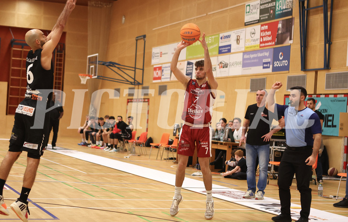 Basketball Zweite Liga 2024/25, Grunddurchgang 7.Runde Mistelbach Mustangs vs. Mattersburg Rocks


