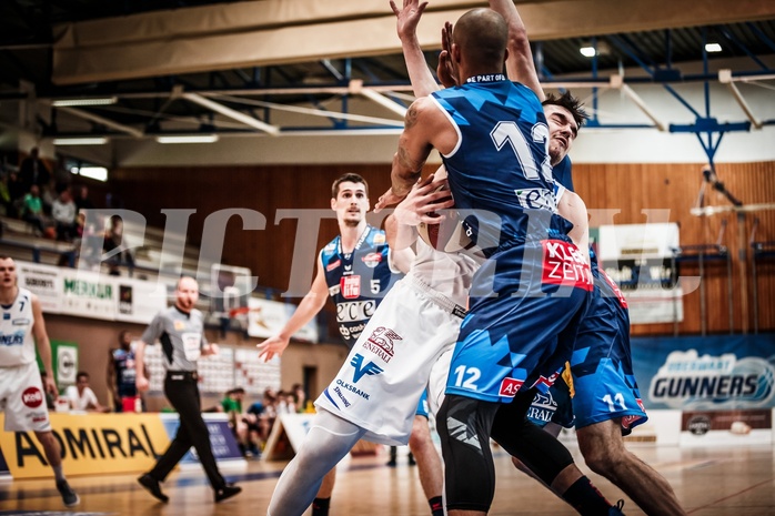 Basketball, ABL 2017/18, Grunddurchgang 33.Runde, Oberwart Gunners, Kapfenberg Bulls, Benjamin Blazevic (12)