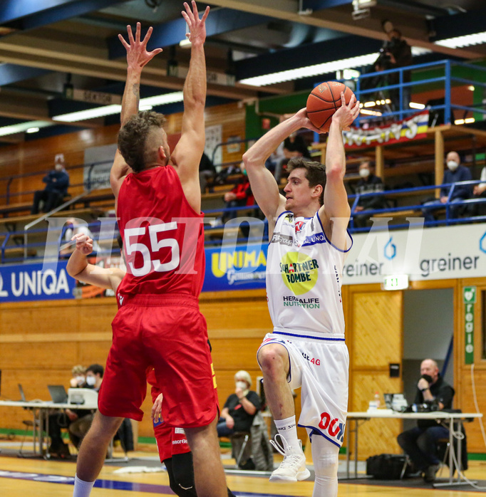 Basketball Superliga 2021/22, Grunddurchgang 3.Runde Gmunden Swans vs. Traiskirchen Lions