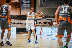 Basketball, bet-at-home Basketball Superliga 2020/21, Grunddurchgang 8. Runde, Oberwart Gunners, Klosterneuburg Dukes, Jonathan Knessl (12)