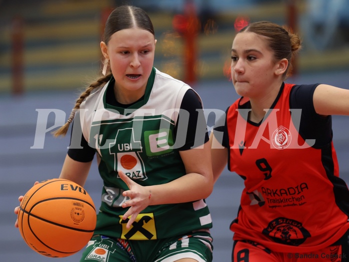 Basketball Superliga 2024/25, SLWU14 Traiskirchen Lionesses vs. UBI Graz


