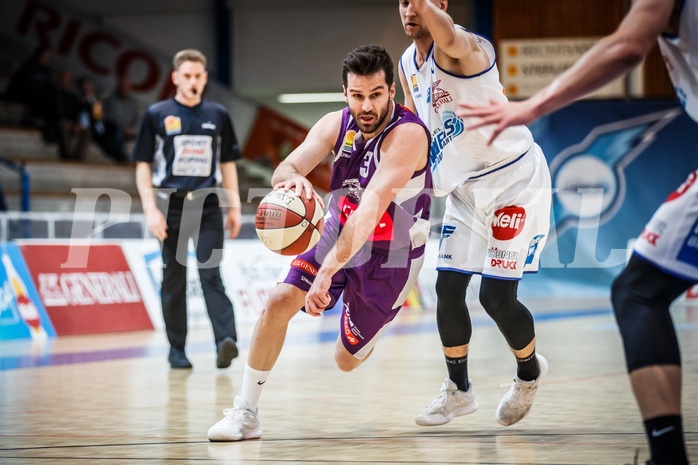Basketball, ABL 2018/19, Grunddurchgang 33.Runde, Oberwart Gunners, Timberwolves, Petar Cosic (3)