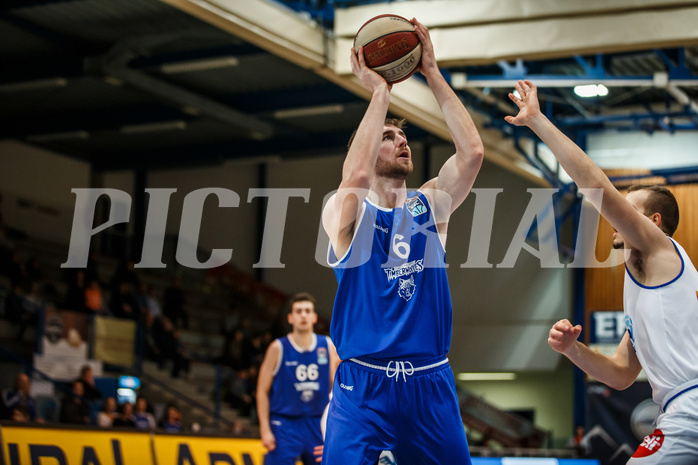 Basketball, Admiral Basketball Superliga 2019/20, Grunddurchgang 13.Runde, Oberwart Gunners, D.C. Timberwolves, Nemanja Nikolic (6)