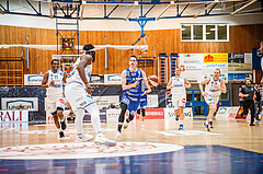 Basketball, bet-at-home Basketball Superliga 2020/21, Grunddurchgang, 14. Runde, Oberwart Gunners, Gmunden Swans, Benedikt Güttl (7)