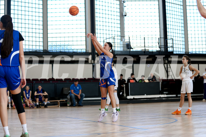 02.03.2025 Österreichischer Basketballverband 2024/25, SLWU16 Basket Flames UNION vs. DBB  Basketgirls Wels