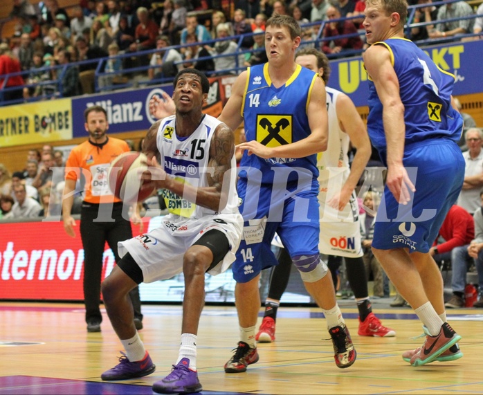 Basketball ABL 2015/16 Grundurchgang 2.Runde Gmunden Swans vs. UBSC Graz


