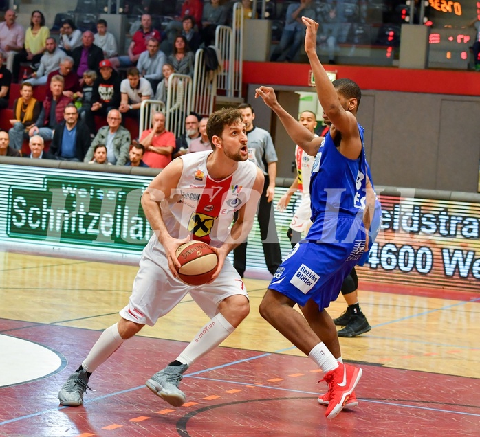 Basketball ABL 2017/18 Grunddurchgang 30. Runde Flyers Wels vs Oberwart Gunners