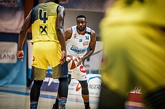 Basketball, ABL 2018/19, Grunddurchgang 27.Runde, Oberwart Gunners, BC Vienna, Christopher Tawiah (14)