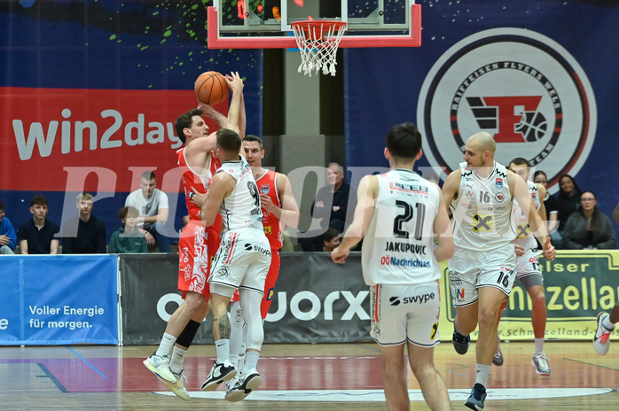 Basketball, Superliga 2024/25, Plazierungsrunde 1.Runde, Flyers Wels vs. Traiskirchen Lions,
