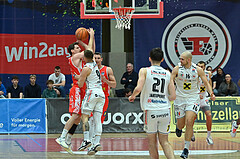 Basketball, Superliga 2024/25, Plazierungsrunde 1.Runde, Flyers Wels vs. Traiskirchen Lions,
