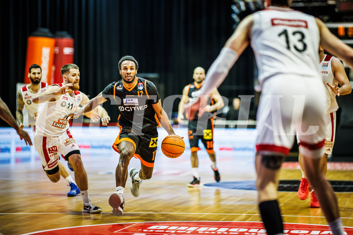 Basketball, Win2Day Superliga 2023/24, 2. Qualifikationsrunde, BC Vienna, Fürstenfeld Panthers, Hegel Augustin (17)