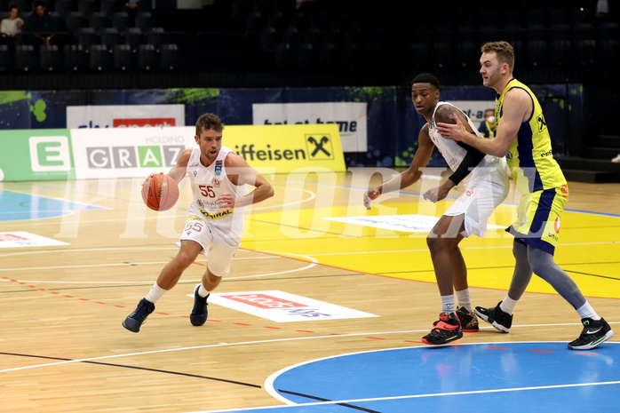 Basketball Superliga 2021/22, Grunddurchgang 5.Runde UBSC Graz vs. Traiskirchen Lions