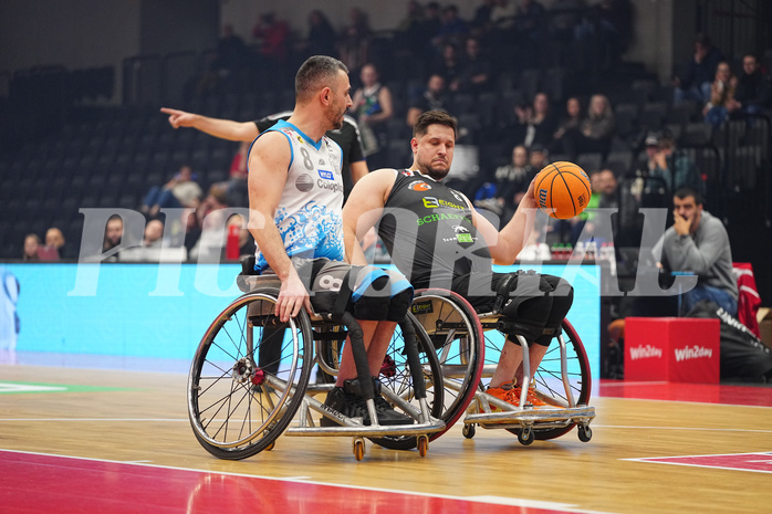 Basketball Austria Cup 2025, Final Four, Rollstuhl BB Cup Finale,  Flinkstones Graz vs Sitting Bulls Klosterneuburg


