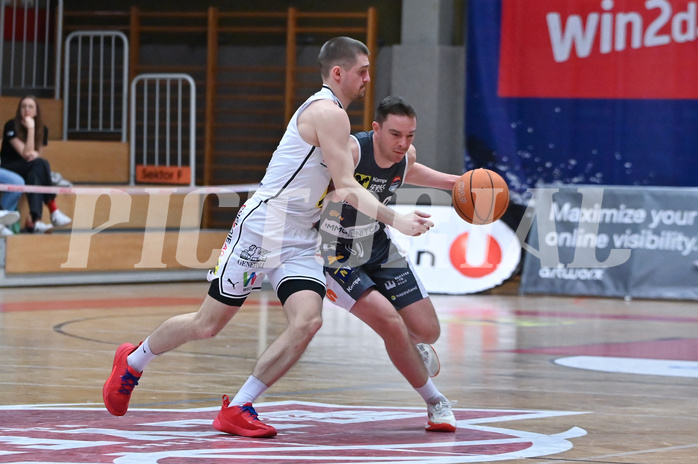 Basketball, Superliga 2024/25, Plazierungsrunde 7.Runde, Flyers Wels vs. Klosterneuburg Dukes,
