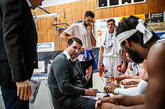 Basketball, bet-at-home Basketball Superliga 2020/21, Grunddurchgang, 12. Runde, Oberwart Gunners, UBSC Graz, Horst Leitner (Coach)