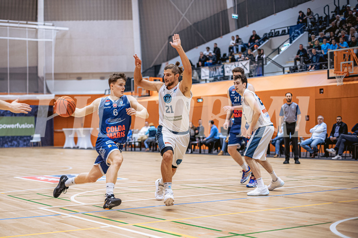 Basketball, Win2Day Superliga 2022/23, 7. Qualifikationsrunde, Vienna Timberwolves, BBC Nord Dragonz, Valentin Pasterk (6)