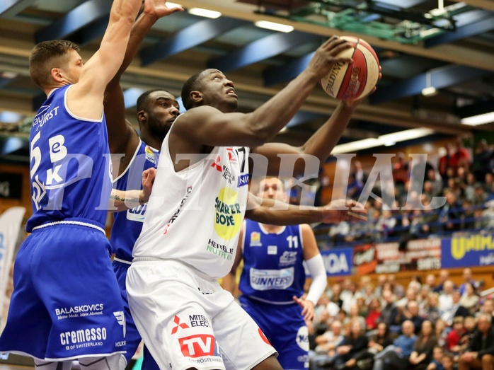 Basketball ABL 2018/19, Grunddurchgang 8.Runde Gmunden Swans vs. Oberwart Gunners